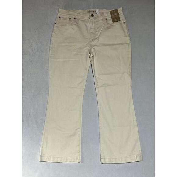 Madewell Kick Out Crop Jeans Womens 32 Vintage Canvas Denim - Picture 1 of 13